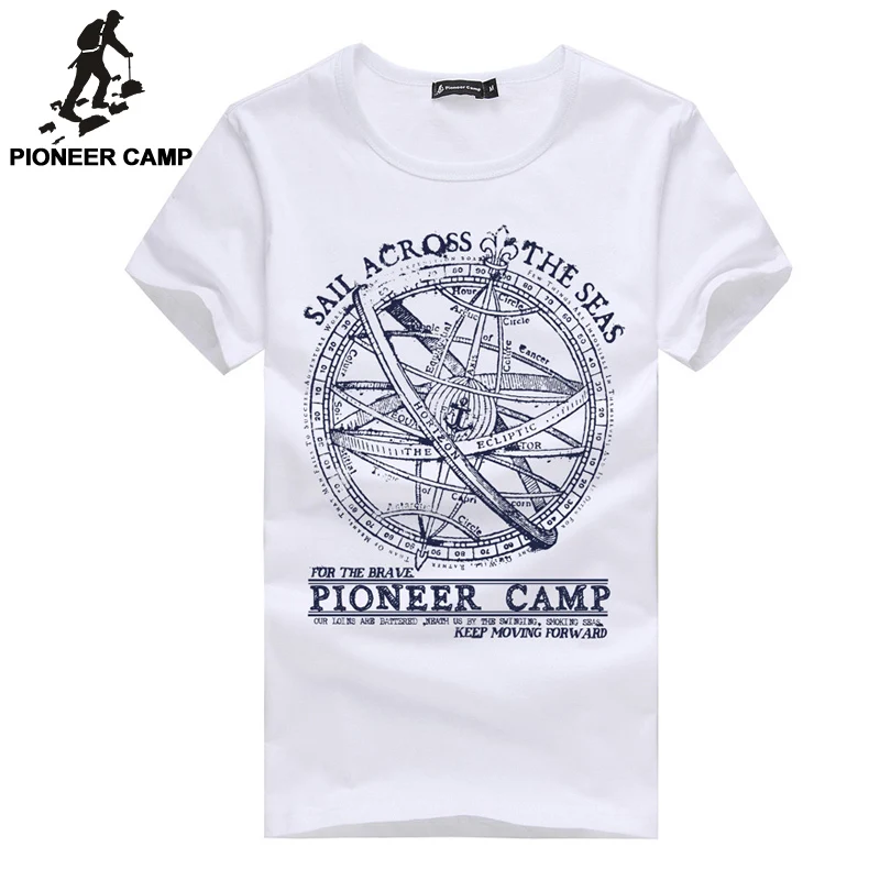 Мужская футболка из 100% хлопка с принтом Pioneer Camp футболки для мальчиков | одежда