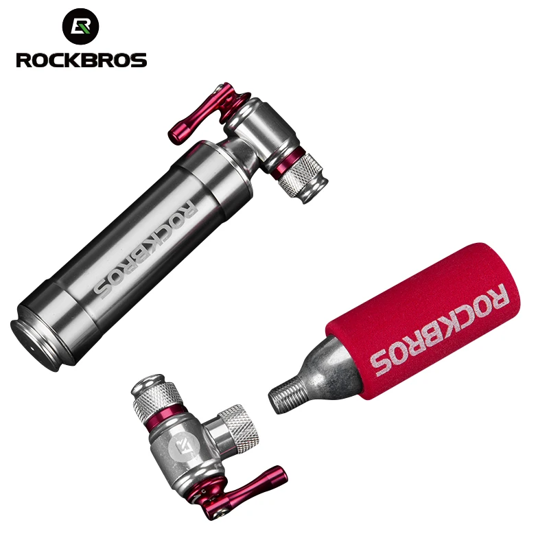 Велосипедный мини насос ROCKBROS СО2 надувной с изолированным рукавом воздушный