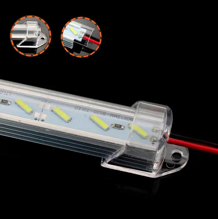 50 см высокая яркость постоянный ток 12 В 36 SMD Корея 2 чипа 18 Вт/м 8520 жесткая
