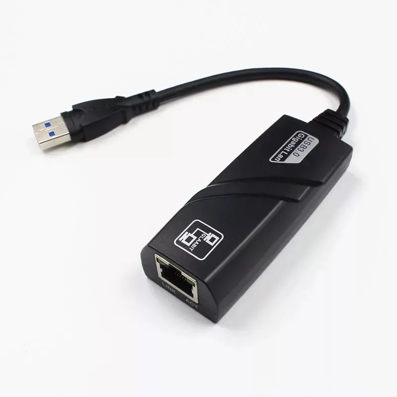 USB 3 0 10/100 Мбит/с Gigabit RJ45 Ethernet LAN сетевая карта адаптер Черный|Кабели передачи