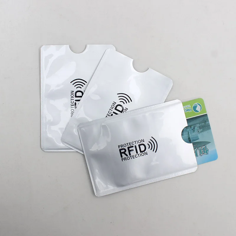 5 шт. анти Rfid кошелек блокирующий считыватель замок держатель для карт Id Чехол