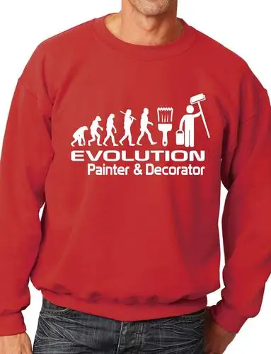 

Evolution Of Painter & Decorator Funny Sweatshirt Jumper Birthday Gift More Size and Color-E178