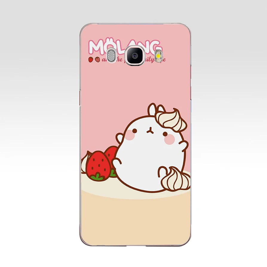 70 ZX Kawaii Molang мультфильм аниме собака Кот ТПУ Мягкий силиконовый чехол для Samsung Galaxy