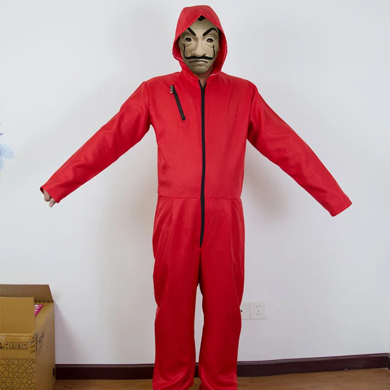 Костюм для косплея по мотивам фильма La Casa De Papel детей и взрослых костюм с маской
