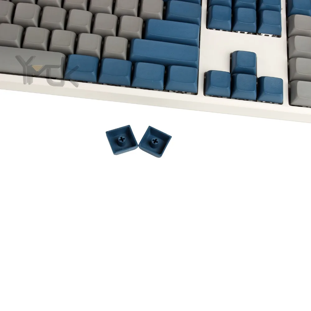 YMDK XDA синий серый чистый полный набор клавиш для MX механическая клавиатура Steelseries