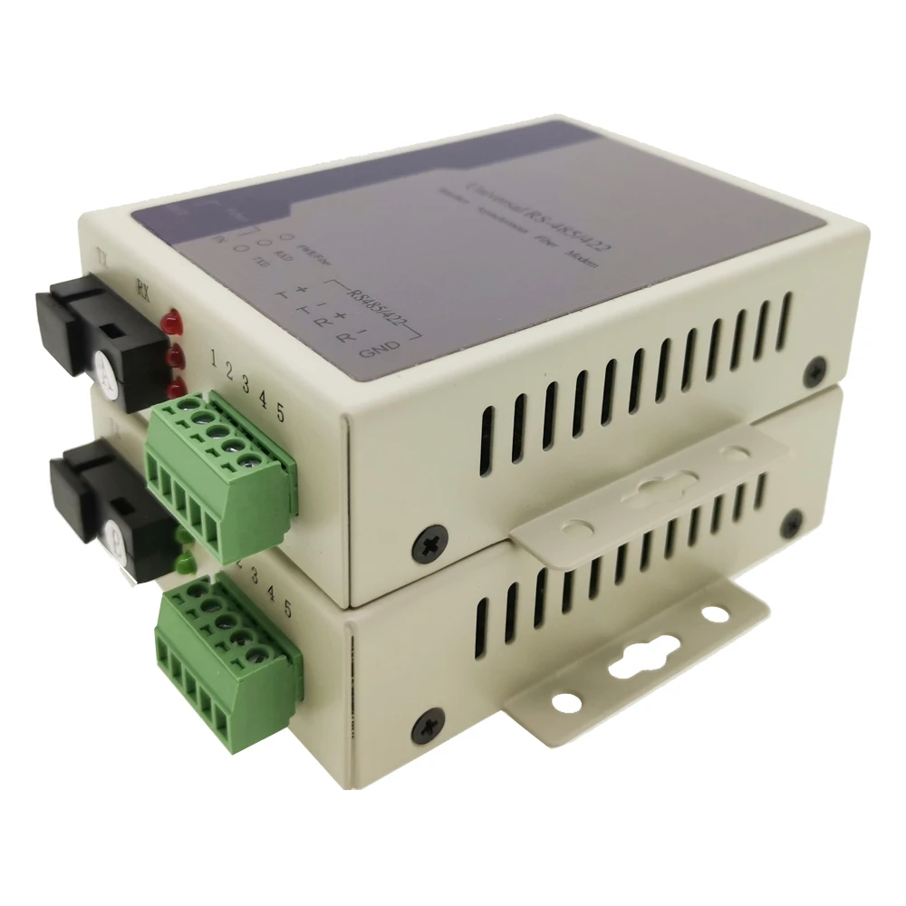 Оптоволоконный модем RS485/422 в Ethernet одномодовый SC 20 км оптоволоконный