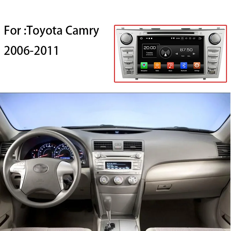 Haisunn 4G Оперативная память Android 8 0 автомобильный DVD для Toyota Camry 2006 2007 2008 2009 2010 2011 Octa Core