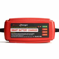 waterproof 12v 5a car battery charger maintainer desulfator smart battery charger for agm gel wet batteries euus plug