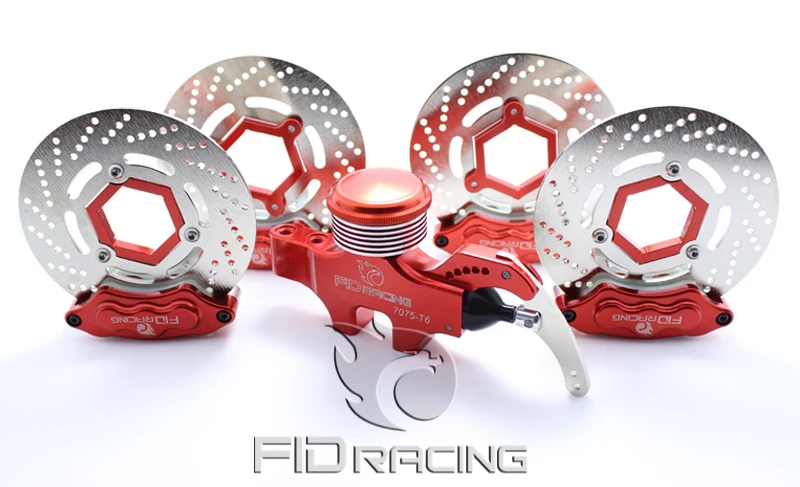 Набор 4 х колесных гидравлических тормозов FID для Baja 5B SS 5T|set max|brake upset brake |