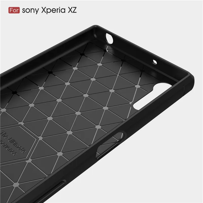 Чехол из углеродного волокна для Sony Xperia XZ F8331 F8332 мягкий чехол силикона и ТПУ F8331|case