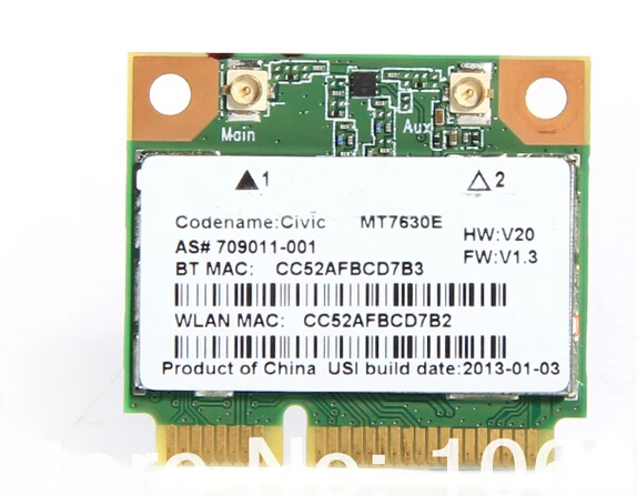 Для HP 710418 001 Mediatek MT7630E 802.11bgn Wi Fi и адаптер WLAN Bluetooth 4 0|adapter motorola|adapter hp laptophp pavilion dv6000 ac adapter |