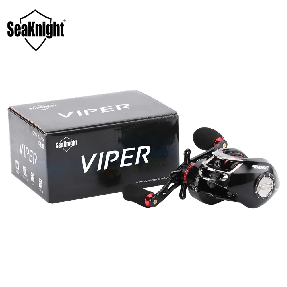 Рыболовная катушка SeaKnight VIPER 12 шарикоподшипников 6 3: 1/7.0:1 центробежная и магнитная