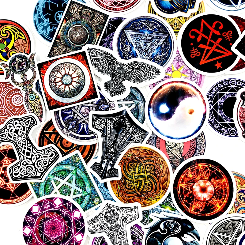 50 шт. Comic Magic Matrix Totems стикер для мотоцикла СКЕЙТБОРД гитара DIY Украшение Багаж