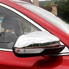 Для MG ZS 2018 ABS Хромированная накладка на зеркало заднего вида автомобиля отделка автомобиля Средства для укладки волос 2 шт.
