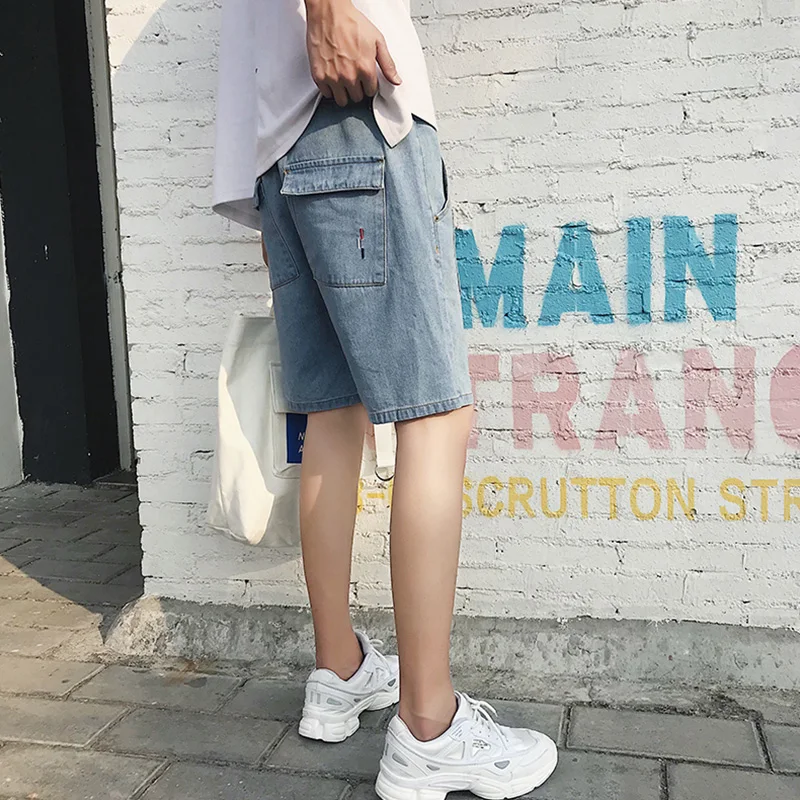 

New Fashion Leisure Mens Ripped Short Jeans Brand Clothing Summer Shorts Breathable Tearing Denim Shorts Male Summer denim short