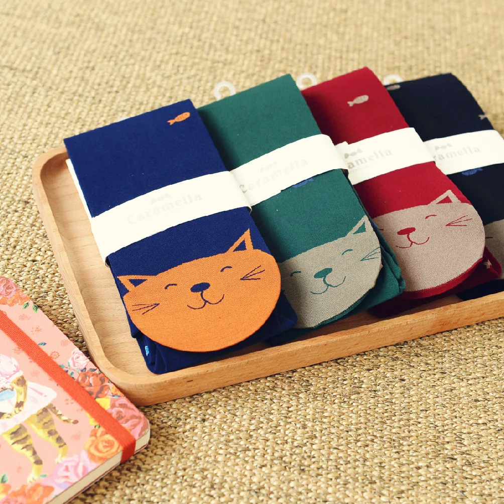 Новинка высококачественные цветные чулки для кошек карамеллы маска из