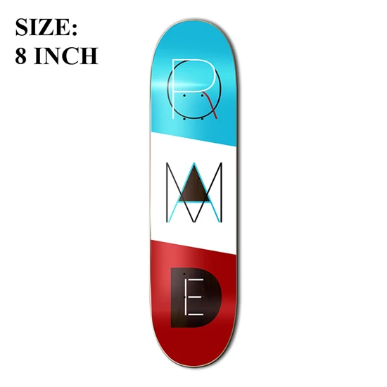 SIZE7.87"-8,25" промада скейтборд сделано в Мехико по качеству канадский клен для профессионального скейтбординга или скейтеров - Цвет: 8 inch