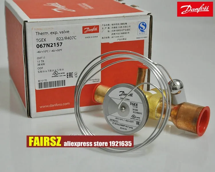 DANFOSS TGEX 11TR 067N2157 38kw TGEX тепловой расширительный клапан может заменить