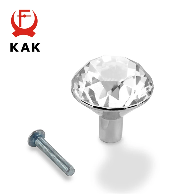 KAK 5 шт. Роскошные Алмазные Хрустальные Ручки для обуви, коробки для шкафа, ручки для шкафа, дверные ручки для ящика, ручки для шкафа, съемники, Мебельная ручка