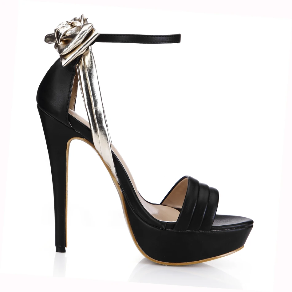 Пикантные вечерние Ремешок на щиколотке туфли высоком каблуке туфли-лодочки