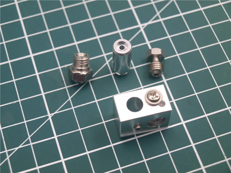 

1pcs MK10 All Metal Hotend Kit with heater block 0.4mm Nozzle for WANHAO/CTC 3D printer