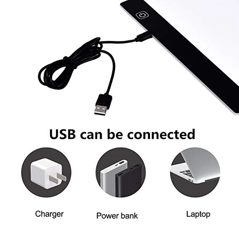 A5 Размер светодиодная подсветка для алмазной живописи аксессуары 3 уровня