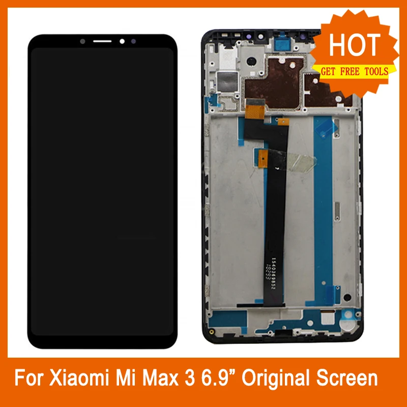 Для Xiaomi Mi Max3 Max 3 ЖК дисплей кодирующий преобразователь сенсорного экрана в сборе