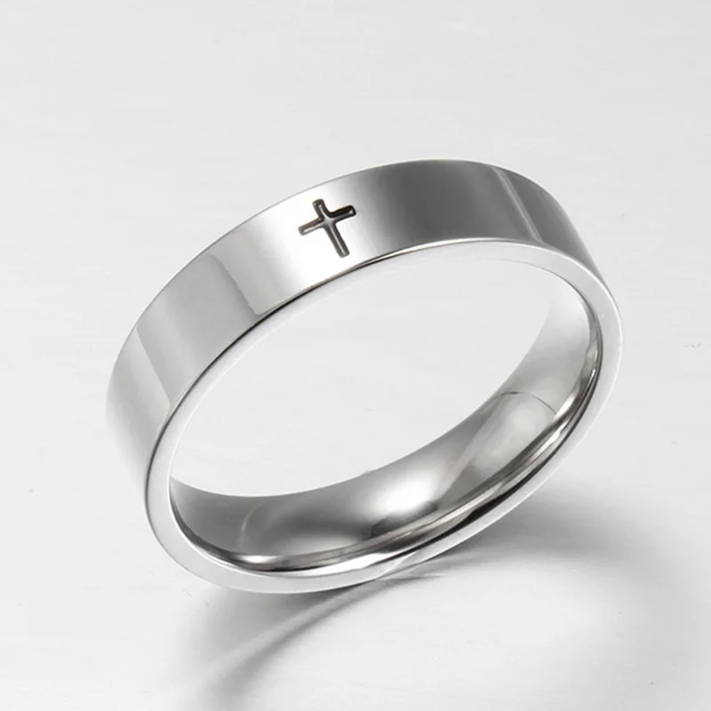 Обручальное кольцо для мужчин и женщин простой модный панк браслет из