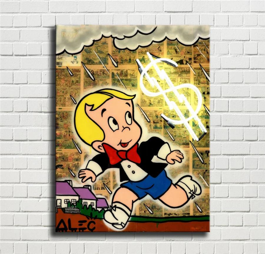Alec Monopolys Lightning HD Wall Art Холст с печатью постера живопись декоративная картина для