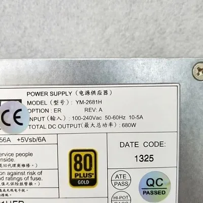 Блок питания для Φ 680W 2U полностью протестирован|Блоки компьютеров| |