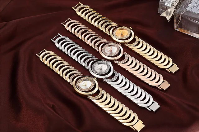 Gold Watch Women Luxury Brand bracelet 4