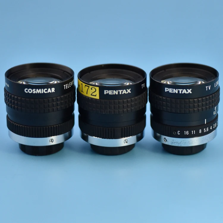Подержанный оригинальный PENTAX/COSMICAR 8 5 мм 1:1.5 объектив CCTV промышленный для