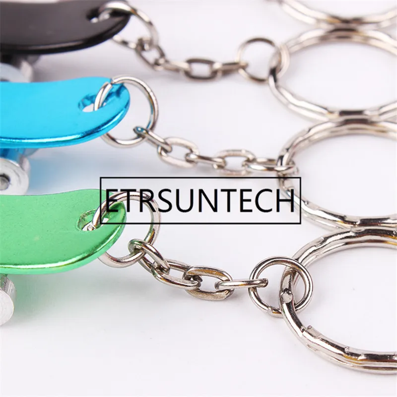 500pcs Multifunction Outdoor EDC Openner Adorable Skateboard Metal Bottle Opener Keychain Keyring Beer Bar Tool Free Laser Logo |