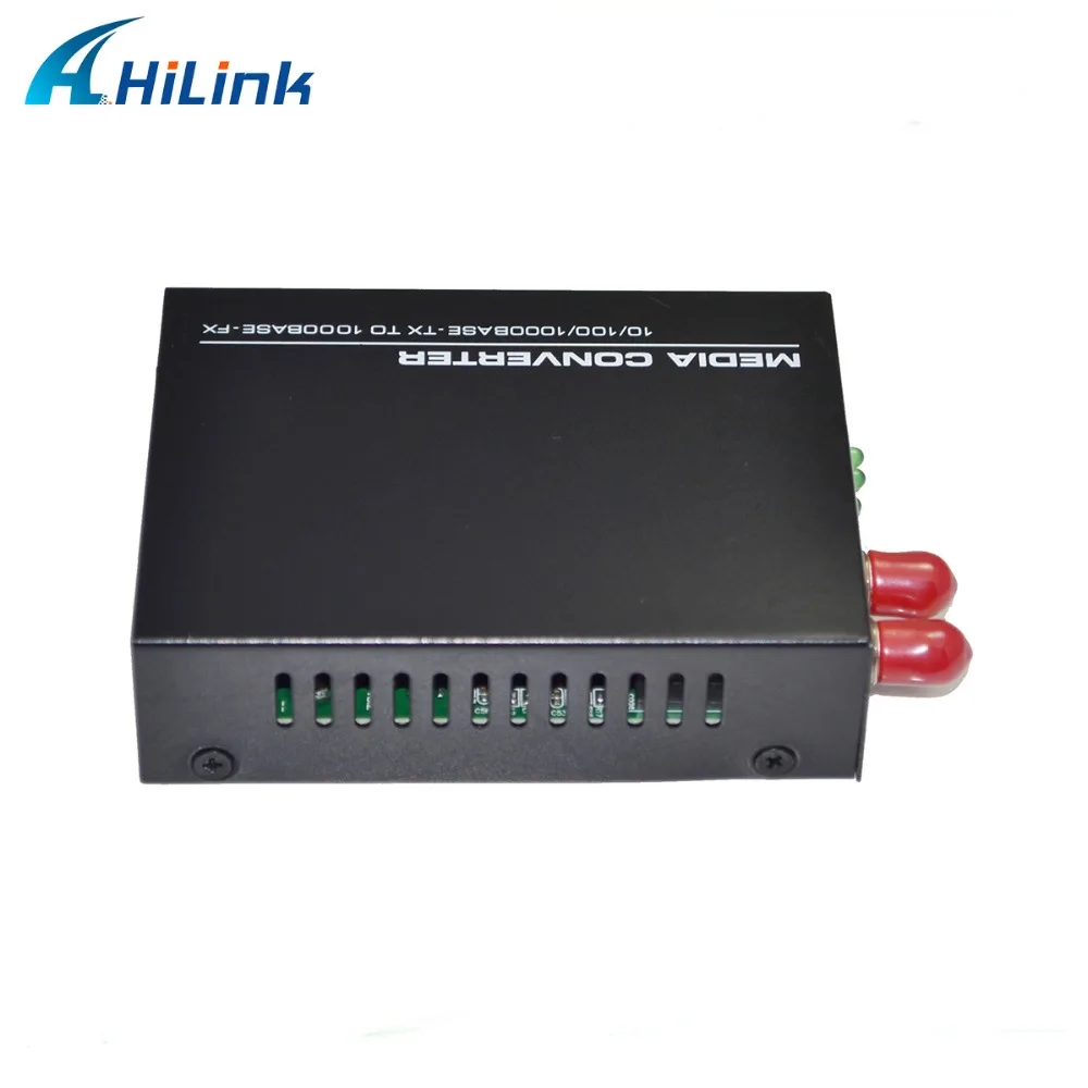 10/100/1000base-tx в 1000BASE-FX медиаконвертер дуплексный волоконный ST коннектор 550 м внешняя