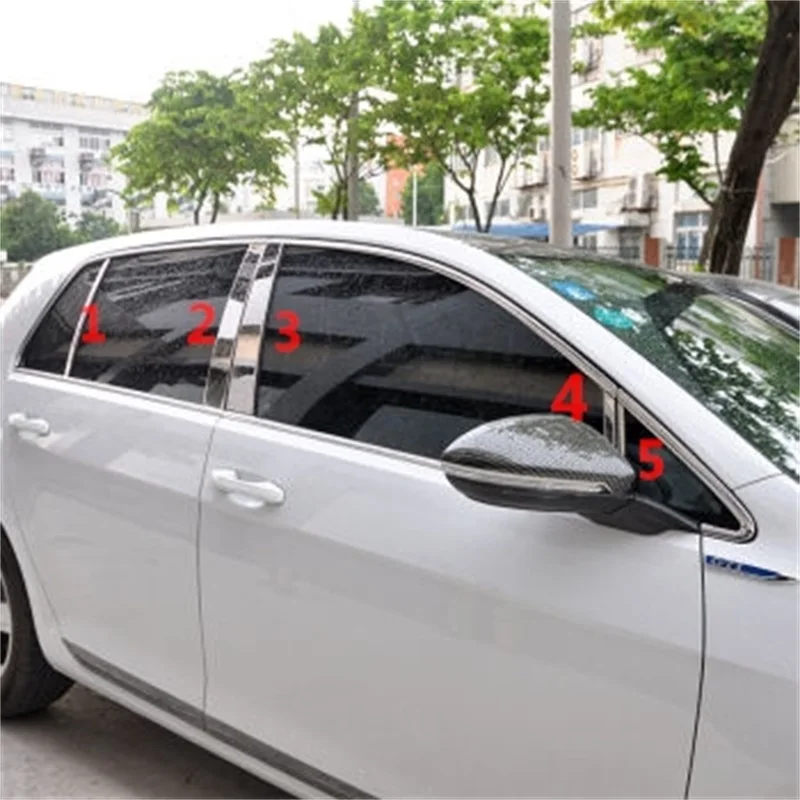 10 шт./компл. Стайлинг автомобиля подходит для Volkswagen Golf7 наклейки на окна столб