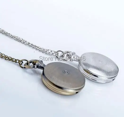 100 шт./лот винтажные кварцевые карманные часы унисекс в винтажном стиле женские и