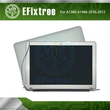 A1466 A1369 ЖК-дисплей для Macbook Air 1" светодиодный Экран сборки Дисплей 2010 2011 2012 661-5732 661-6056 661-6630