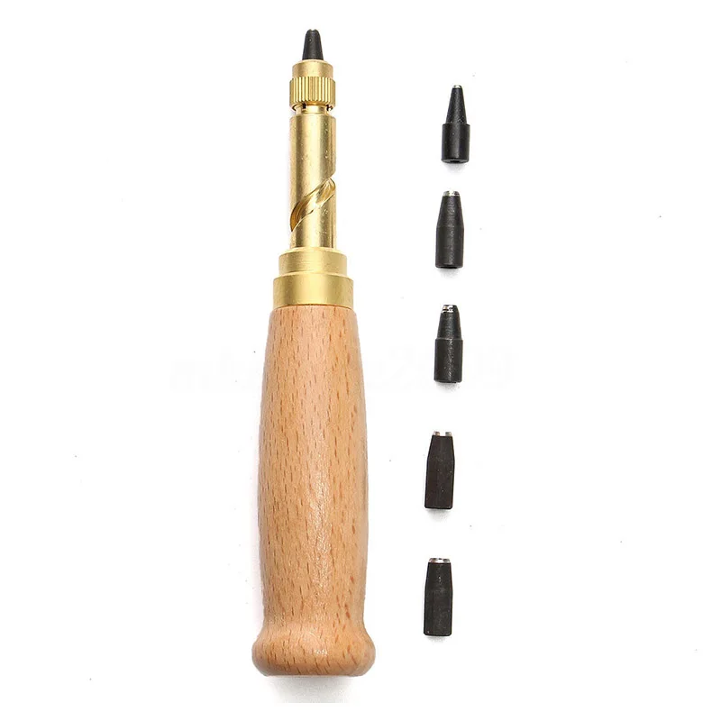 

Hot 37 Pcs Leather Craft Tools Kit Hand Sewing Stitching Punch Carving Saddle Groover FQ-ing