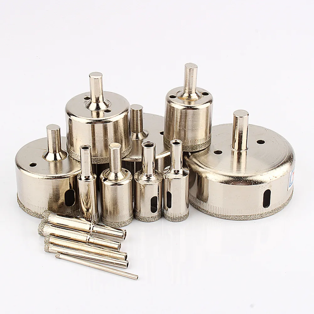 14 шт./компл. Набор алмазных коронок покрытие сверла для плитка мрамор стекло и