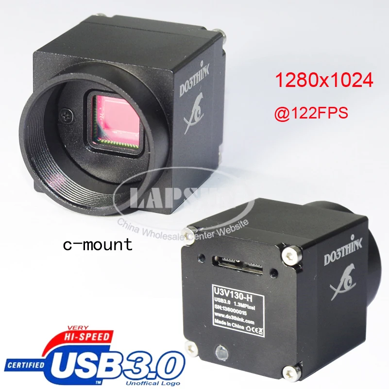 USB 3 0 высокоскоростной HD 1280*1024 @ 122FPS C mount промышленный микроскоп камера в сборе