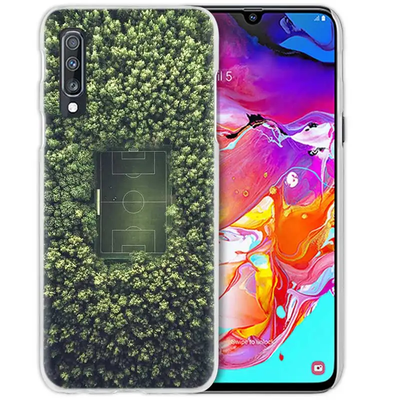 09 Футбол поле чехол для samsung Galaxy A50 A70 A20e A60 A40 A30 A20 A10 A8 A6 плюс A9 A7 жесткий чехол PC Fundas чехол для телефона чехол - Цвет: 09