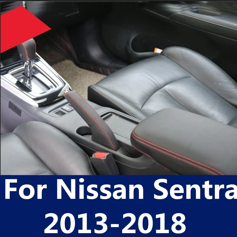 Рычаг переключения передач для Nissan Sentra 2013 2018 универсальный кожаный рычаг высшего