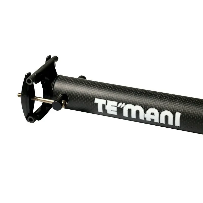 

Temani Carbon Fiber Bicycle Seatpost 27.2/30.8/31.6/33.9/34.9mm MTB Mountian Road Bike Seat Tube Matt Bicycle Seat Tube 400mm