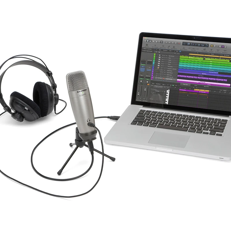 Samson C01U Pro USB Студийный конденсаторный микрофон для профессионального радио диктофона, речевого повествования