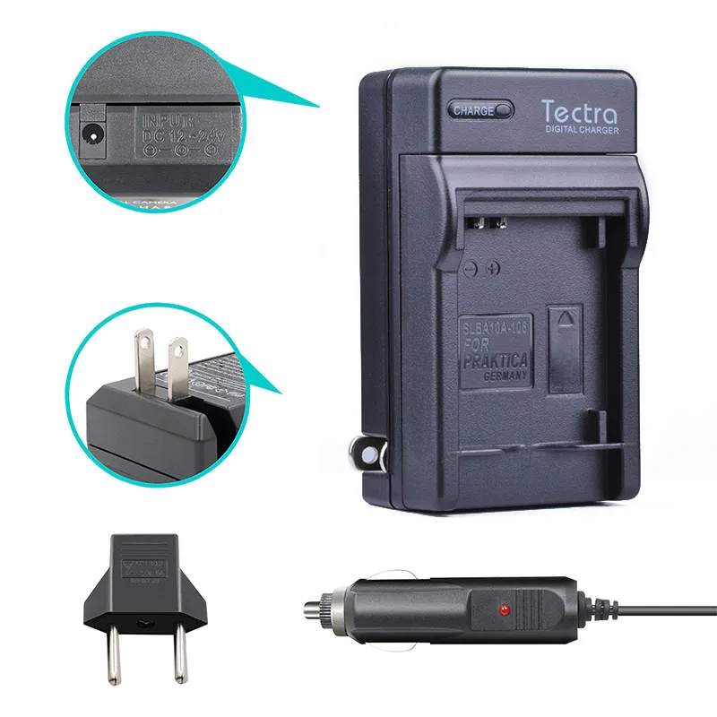 Аккумулятор и Цифровое зарядное устройство Tectra 2 шт для Samsung NV9/TL9 M310W L310W/SL310 L210 L110
