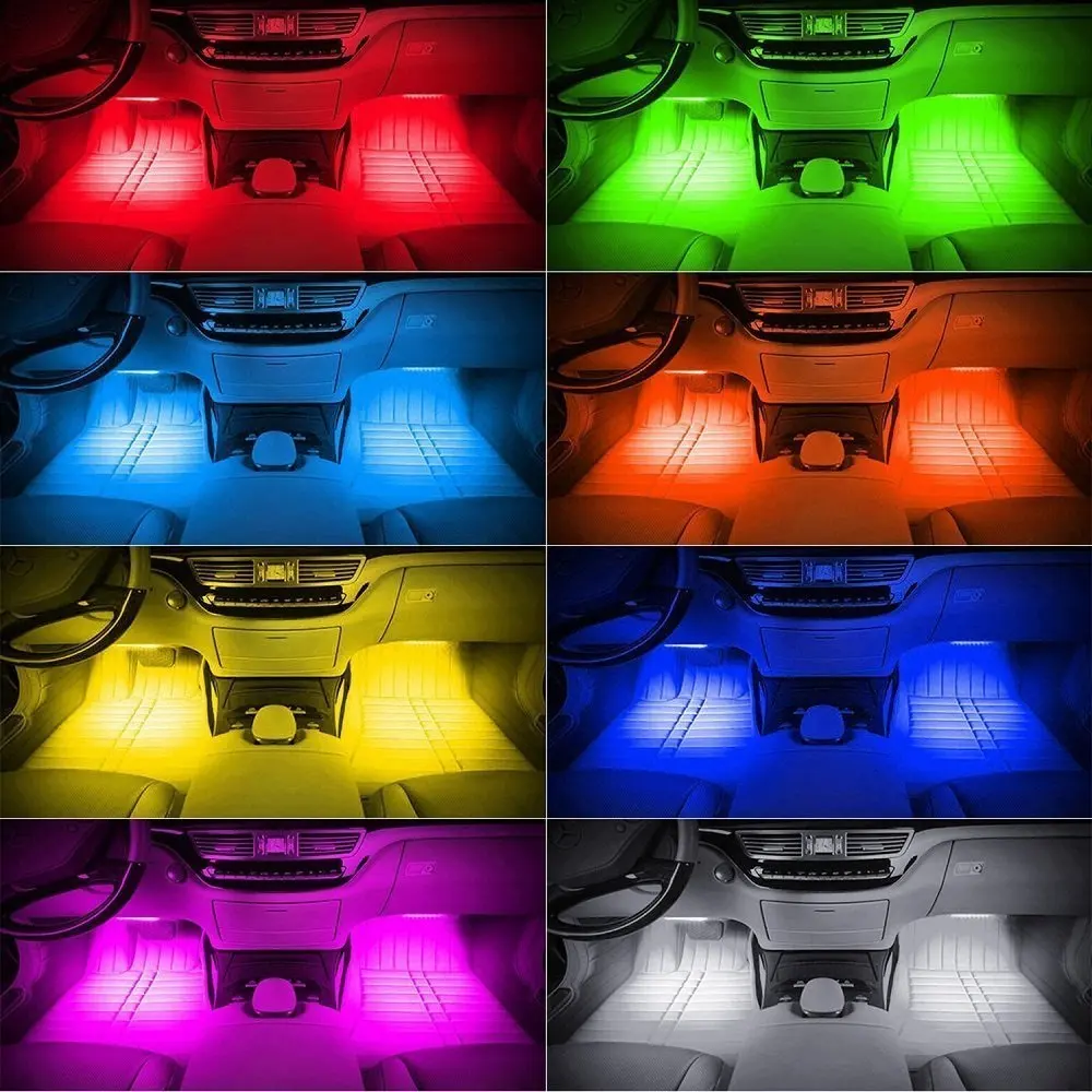 Подсветка для салона автомобиля 36 светодиодов 12 В постоянного тока|led strip light|led light