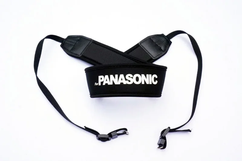 black for panasoic Камера хлопок шеи плечевой ремень камеры для DSLR Nikon sony Canon Pentax Panasonic 550d 650d 60d d7000 d90 5d2 ccessory запчасти - Цвет: black for panasoic