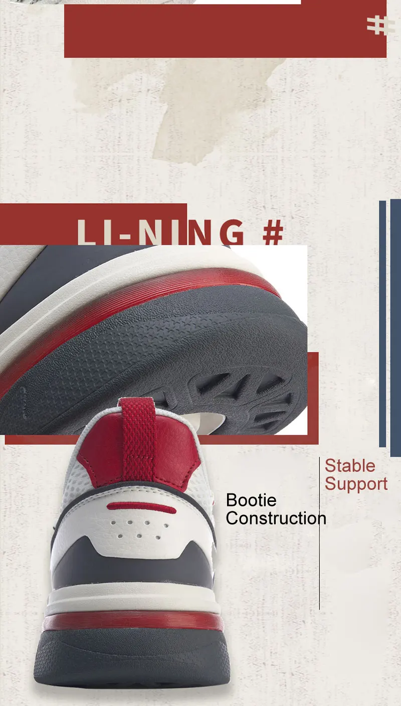 Li-Ning/Мужская обувь 001 R-1, Классическая обувь для отдыха, стиль жизни,, Ретро стиль, обувь для папы, спортивные кроссовки с подкладкой, AGCP061 YXB308
