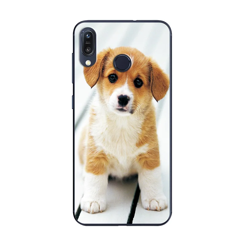 W76 Милый модный чехол для телефона Asus Zenfone ZB555KL, задняя крышка с изображением животных, сердечек для ZenfoneMax M1 ZB 555 KL, чехол-бампер - Цвет: W76