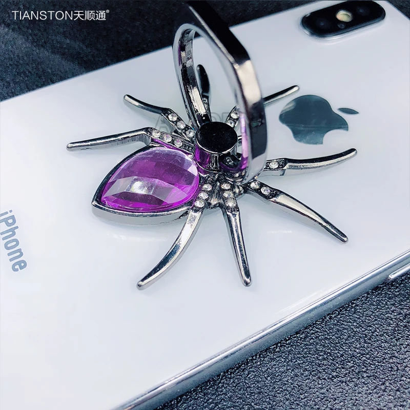 Универсальный Паук Bling кольцо держатель на палец для мобильного 360 Поворот